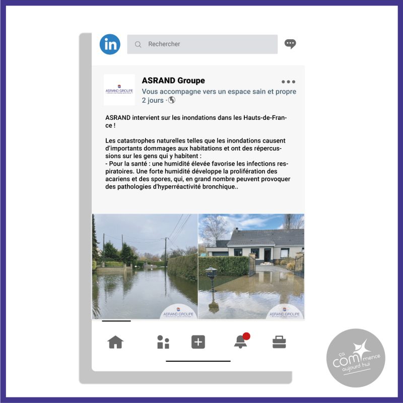 ASRAND Groupe: adapter la communication sur les réseaux sociaux Douai