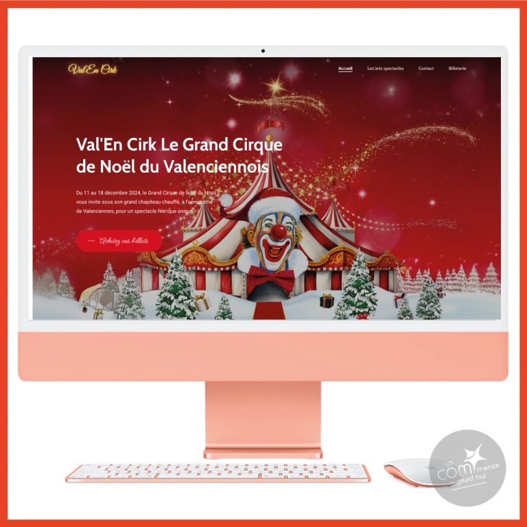site ia vitrine val'en cirk