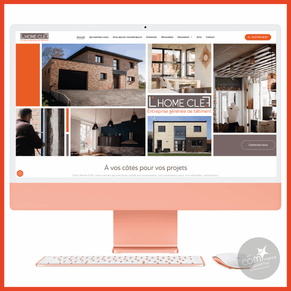 Home clef site internet