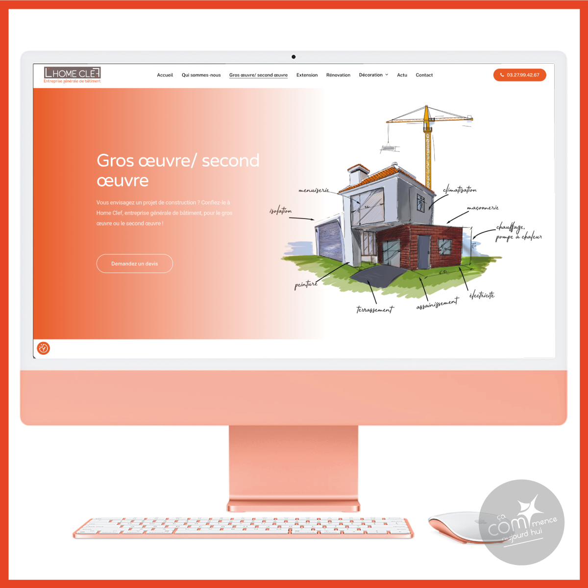 Home clef site internet