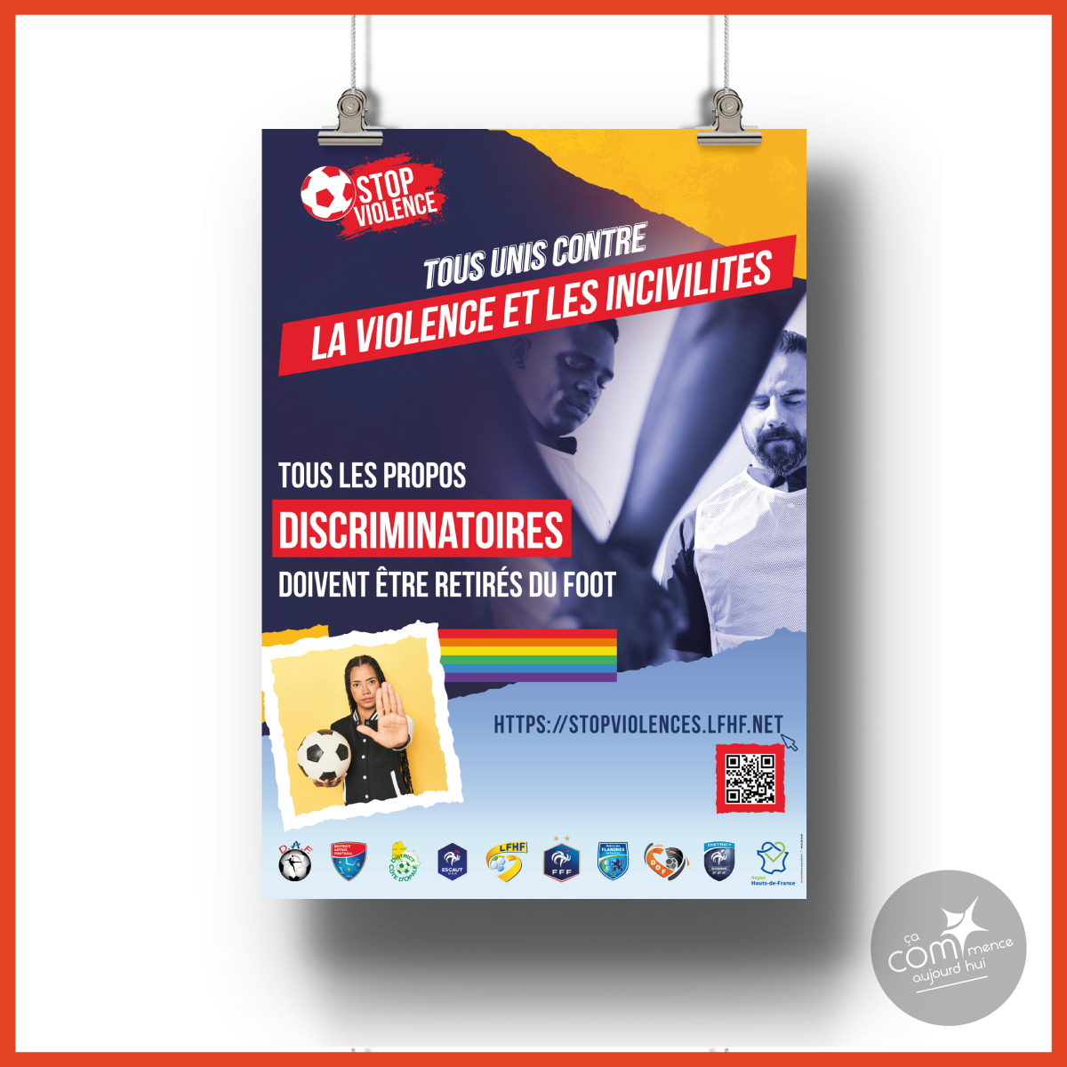 Campagne STOP VIOLENCE ligue de football des hauts-de-france
